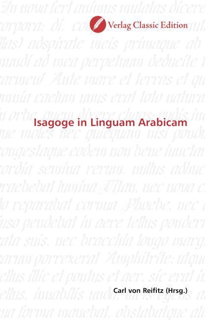 Produktbild: Isagoge in Linguam Arabicam
