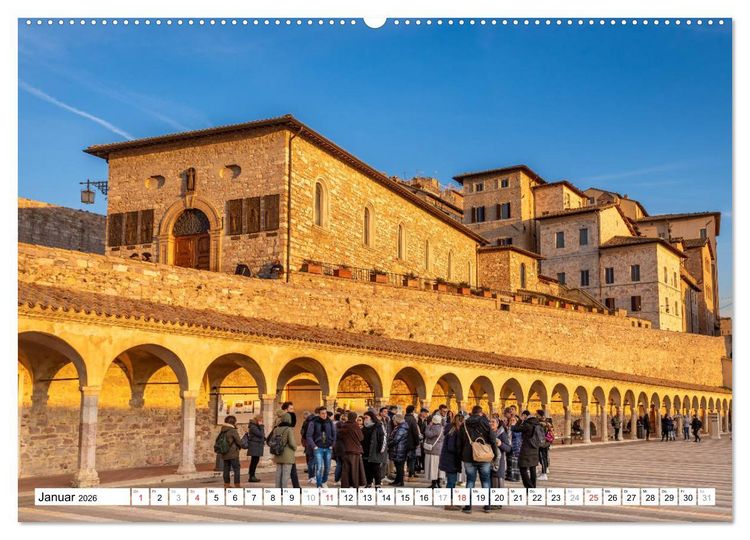 Produktbild: Assisi - Mittelalterliches Herz Italiens (Wandkalender 2026 DIN A2 quer), CALVENDO Monatskalender