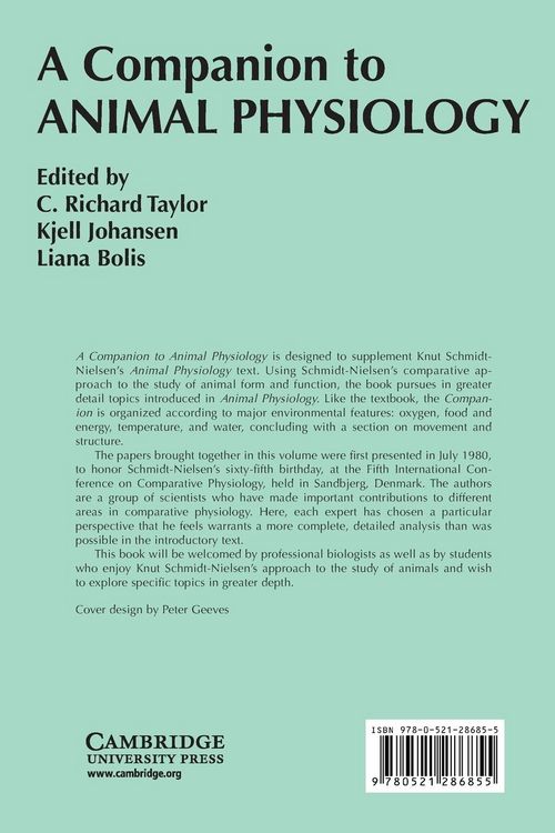Produktbild: A Companion to Animal Physiology