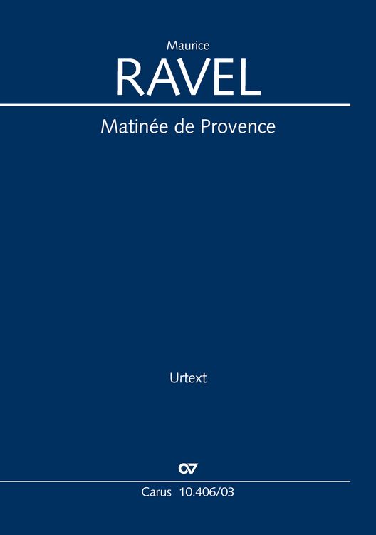 Produktbild: Matin&eacute;e de Provence (Klavierauszug)