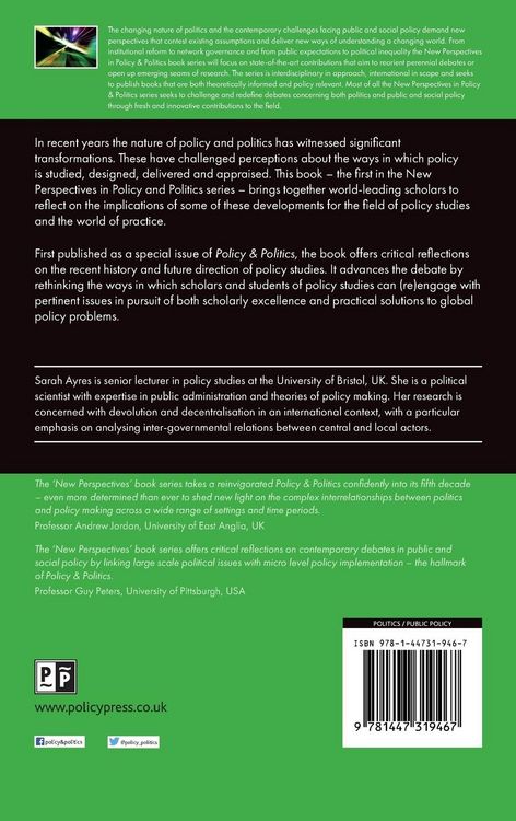 Produktbild: Rethinking policy and politics