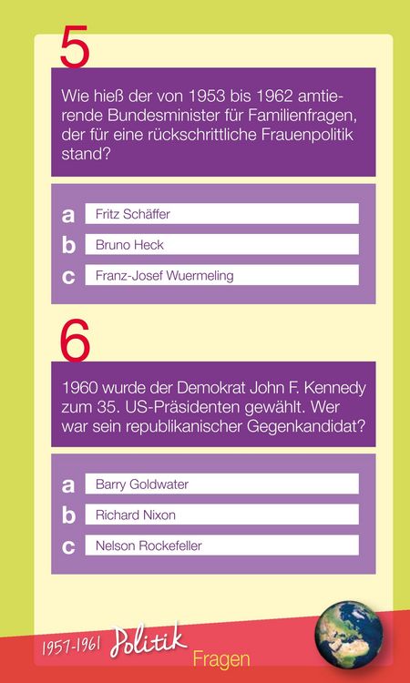 Produktbild: Wir vom Jahrgang 1957 &ndash; Das Quiz