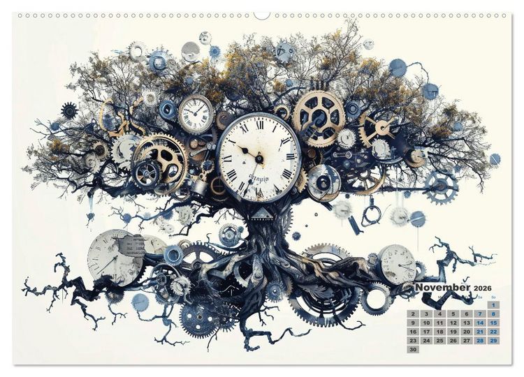 Produktbild: Der Uhrmacher des Unwahrscheinlichen (Wandkalender 2026 DIN A2 quer), CALVENDO Monatskalender