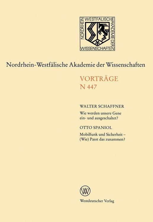 Produktbild: Nordrhein-Westfälische Akademie der Wissenschaften