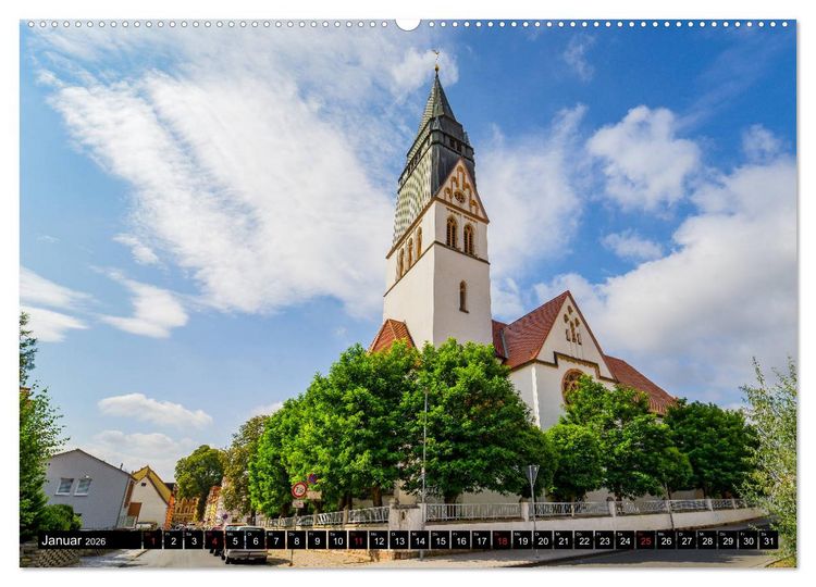 Produktbild: Lutherstadt Eisleben Impressionen (Wandkalender 2026 DIN A2 quer), CALVENDO Monatskalender