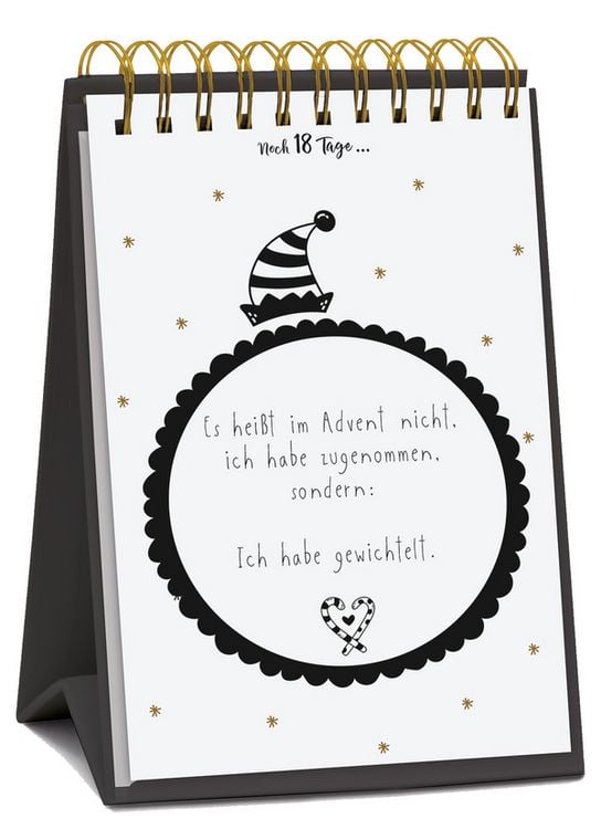 Produktbild: Tisch-Adventskalender &raquo;Visual Words&laquo;