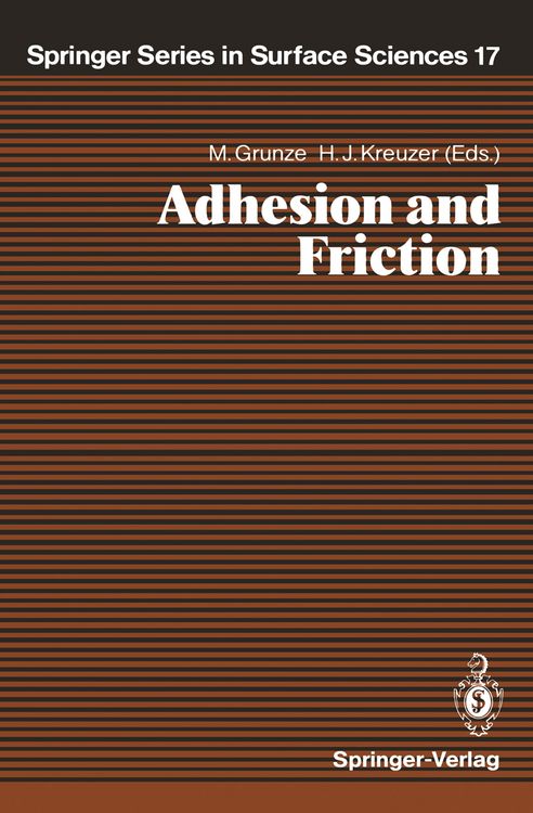 Produktbild: Adhesion and Friction