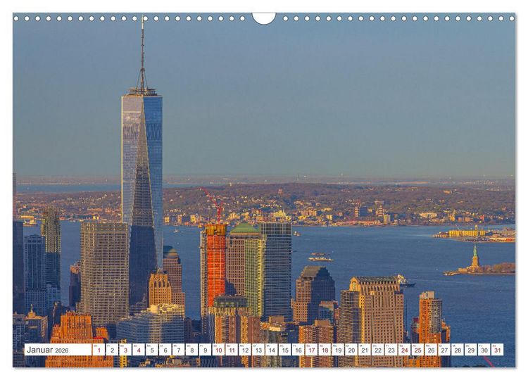 Produktbild: New York City Manhattan Perspektiven (Wandkalender 2026 DIN A3 quer), CALVENDO Monatskalender
