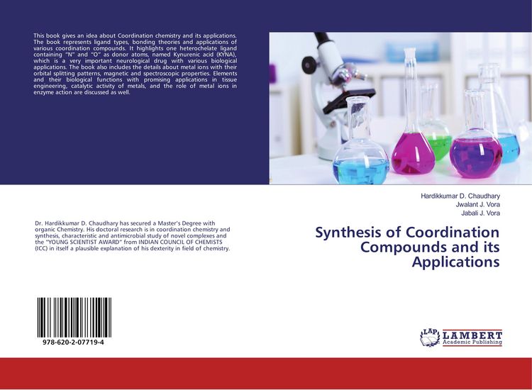 Produktbild: Synthesis of Coordination Compounds and its Applications