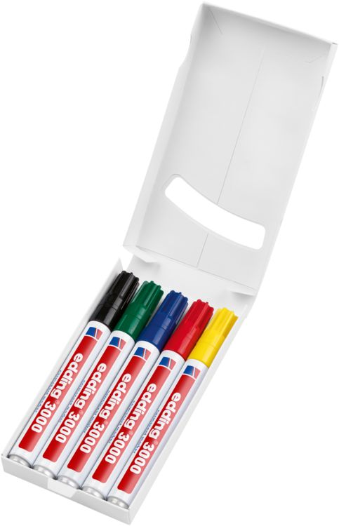 Produktbild: Edding Permanent Marker edding 3000 5er Set