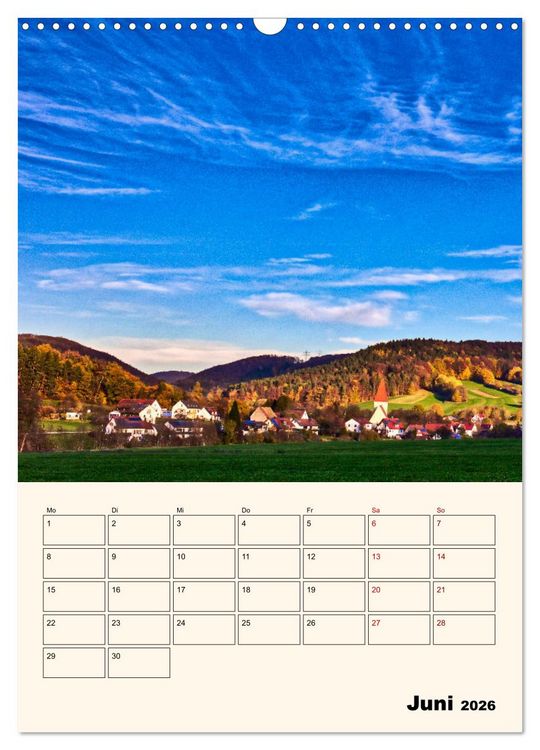 Produktbild: Deutschland. Deutsche Lande, vielf&auml;ltig und bunt (Wandkalender 2026 DIN A3 hoch), CALVENDO Monatskalender