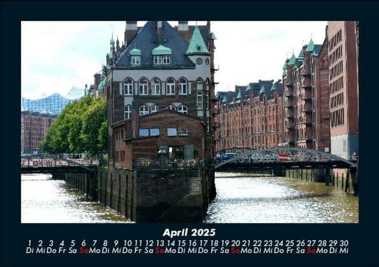 Produktbild: Hamburg 2025 Fotokalender DIN A5