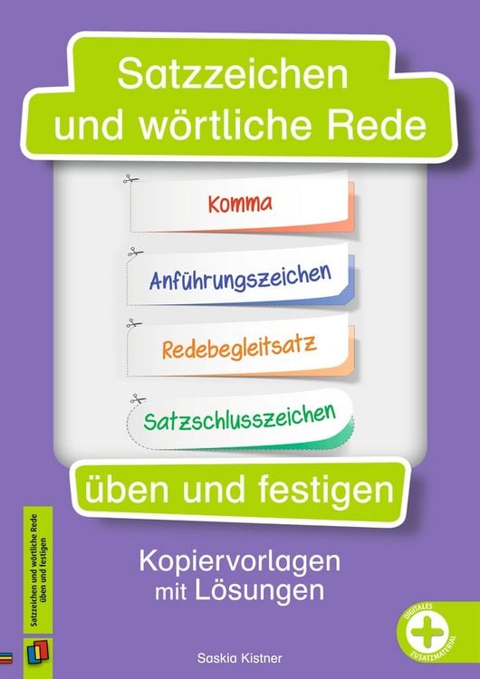 Produktbild: Satzzeichen und w&ouml;rtliche Rede &uuml;ben und festigen