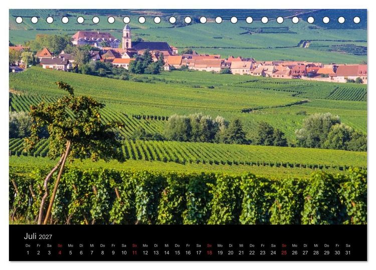 Produktbild: E L S A S S Impressionen (Tischkalender 2027 DIN A5 quer), CALVENDO Monatskalender