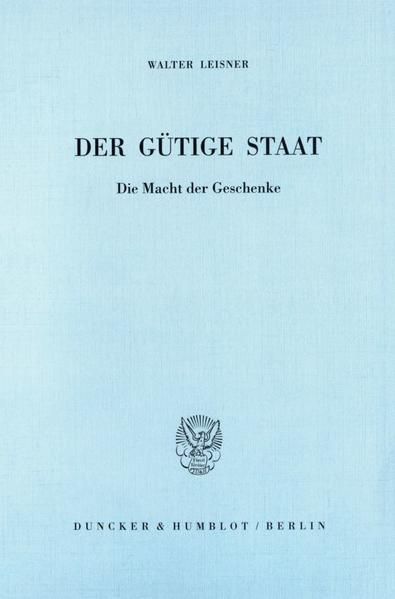 Produktbild: Der g&uuml;tige Staat.