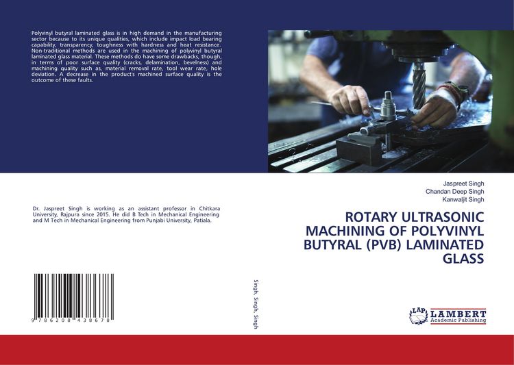 Produktbild: Rotary Ultrasonic Machining Of Polyvinyl Butyral (pvb) Laminated Glass