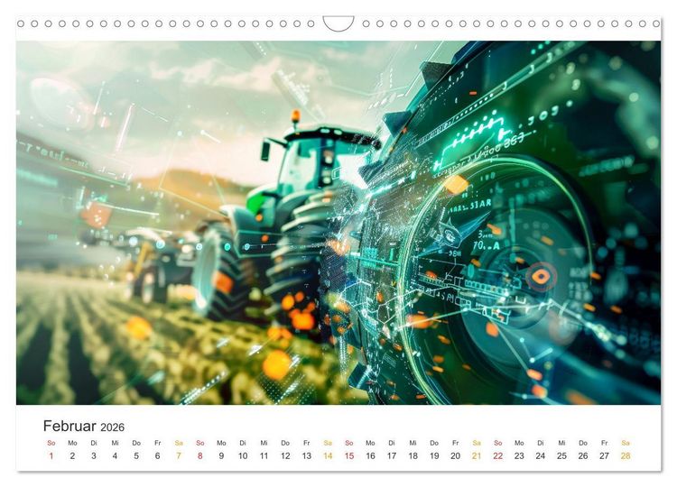 Produktbild: Landwirtschaft 5.0 - digitale Welt (Wandkalender 2026 DIN A3 quer), CALVENDO Monatskalender