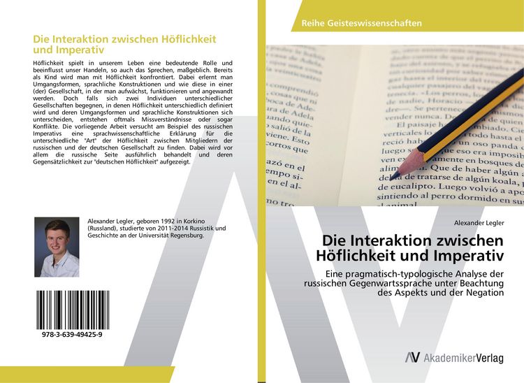 Produktbild: Die Interaktion zwischen H&ouml;flichkeit und Imperativ