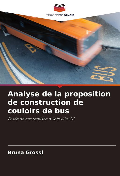 Produktbild: Analyse de la proposition de construction de couloirs de bus