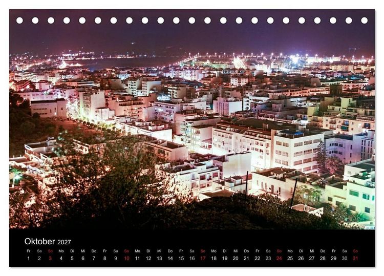 Produktbild: Ibiza by night (Tischkalender 2027 DIN A5 quer), CALVENDO Monatskalender