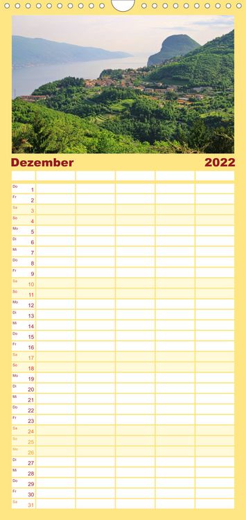 Produktbild: Familienplaner Gardasee (Wandkalender 2022 , 21 cm x 45 cm, hoch)