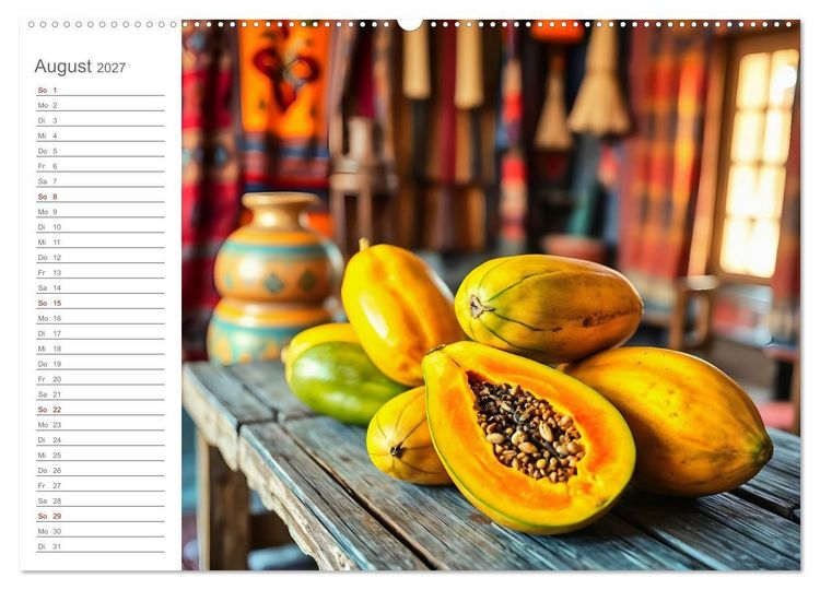 Produktbild: Superfood Vitality - Die Kraft der Superfoods in KI-Bildern (Wandkalender 2027 DIN A2 quer), CALVENDO Monatskalender