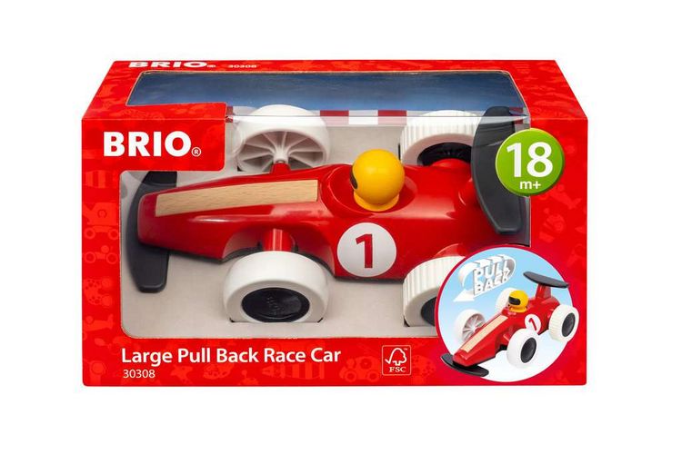 Produktbild: BRIO Infant/ Toddler - Gro&szlig;er Rennwagen mit R&uuml;ckziehmotor