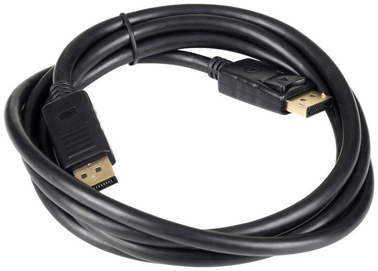 Produktbild: Akyga Anschlusskabel DisplayPort Stecker 1.8m Schwarz AK-AV-10 DisplayPort-Kabel