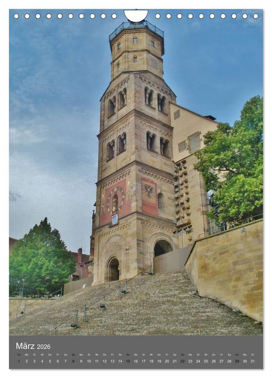 Produktbild: Kirchen und Kl&ouml;ster in Deutschland (Wandkalender 2026 DIN A4 hoch), CALVENDO Monatskalender