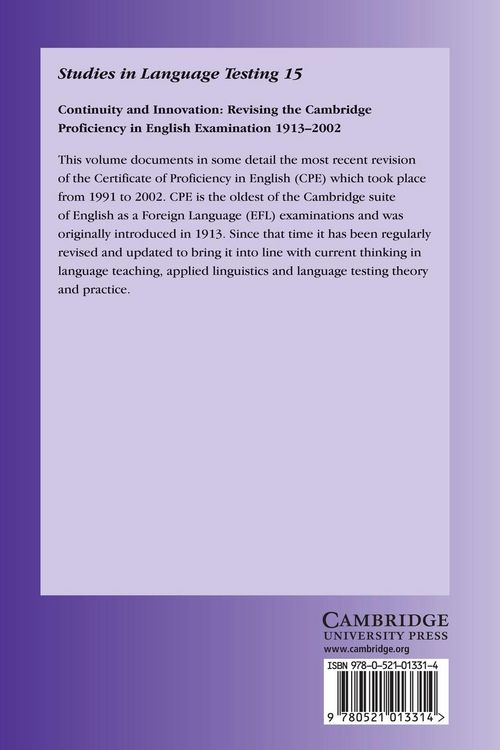 Produktbild: Studies in Language Testing 15
