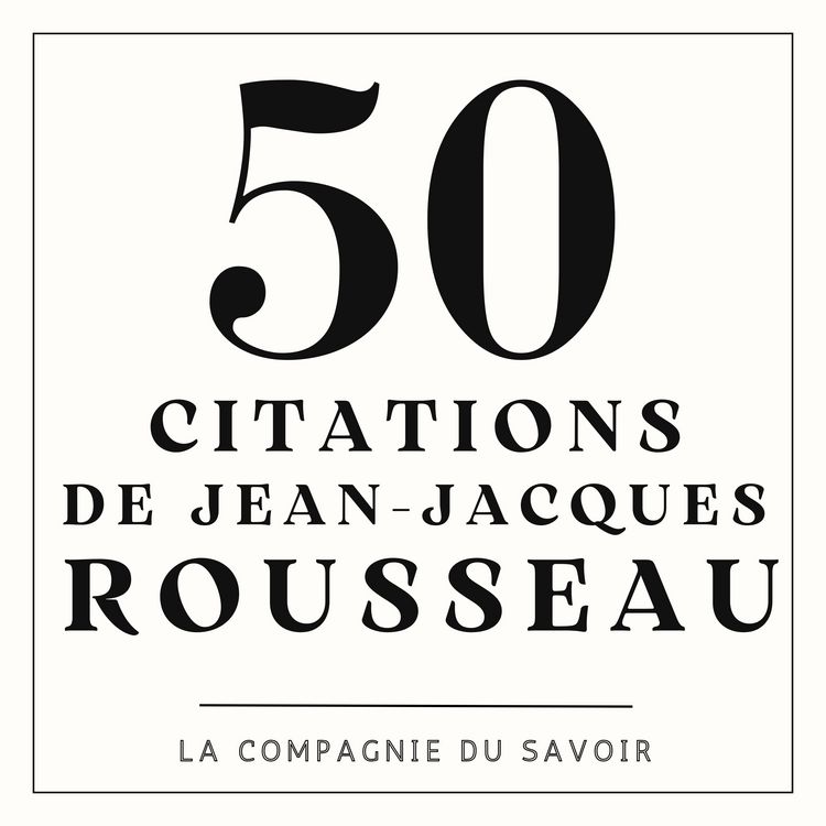 Produktbild: 50 citations de Rousseau