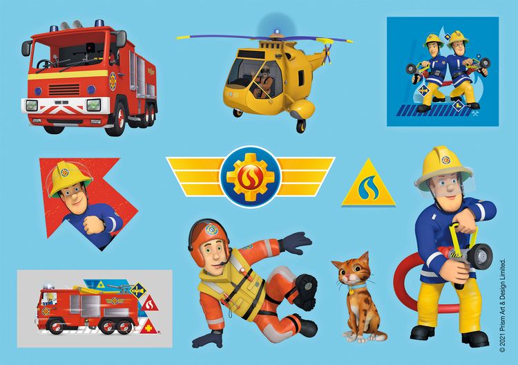 Produktbild: Feuerwehrmann Sam: Mein Mal- und Stickerspa&szlig;