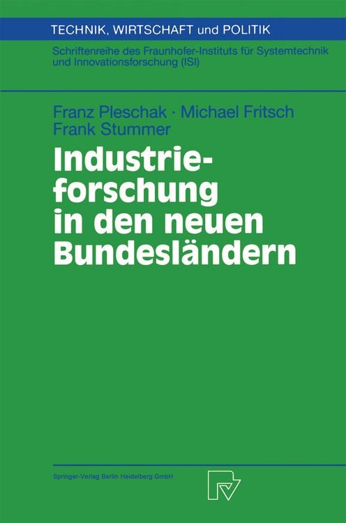 Produktbild: Industrieforschung in den neuen Bundesl&auml;ndern