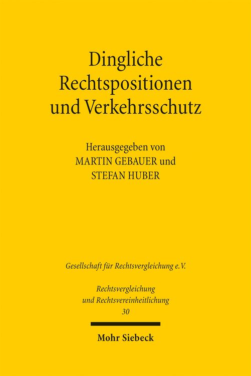 Produktbild: Dingliche Rechtspositionen und Verkehrsschutz