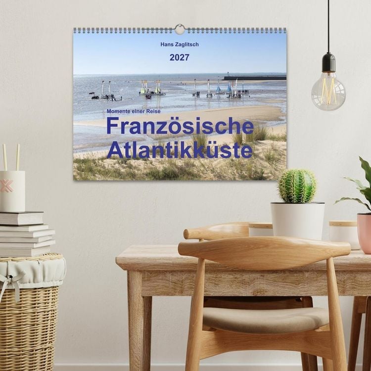 Produktbild: Momente einer Reise - Franz&ouml;sische Atlantikk&uuml;ste (Wandkalender 2027 DIN A3 quer), CALVENDO Monatskalender