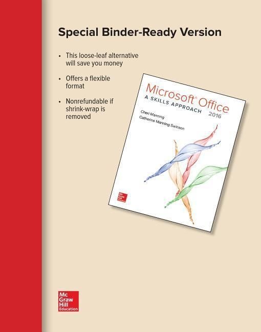 Produktbild: Looseleaf for Microsoft Office 2016: A Skills Approach