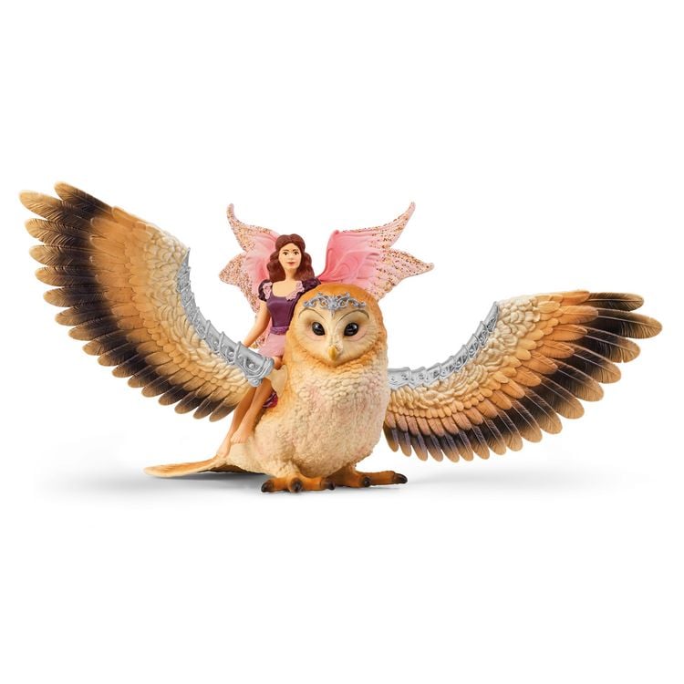 Produktbild: schleich&reg; 70789 Elfe auf Glitzer-Eule V2