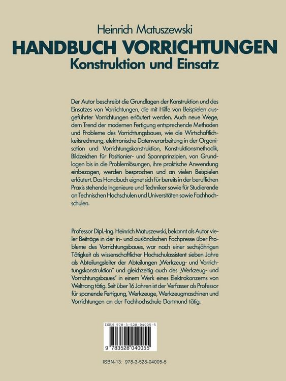 Produktbild: Handbuch Vorrichtungen