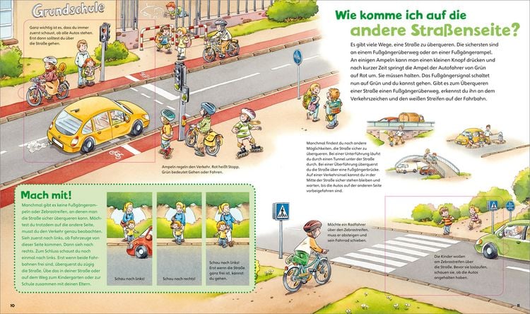 Produktbild: WAS IST WAS Junior Band 28. Im Stra&szlig;enverkehr