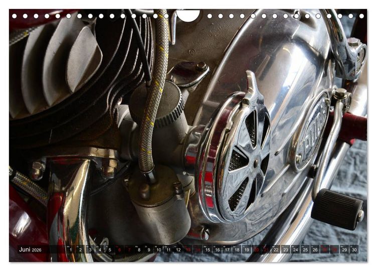 Produktbild: Puch 250 SGS Motorrad - Oldie aus &Ouml;sterreich (Wandkalender 2026 DIN A4 quer), CALVENDO Monatskalender