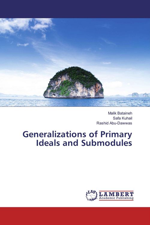 Produktbild: Generalizations of Primary Ideals and Submodules