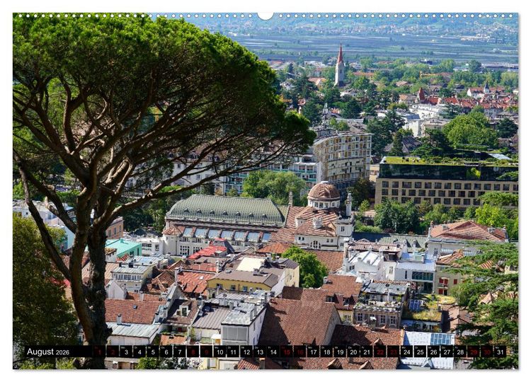 Produktbild: Spaziergang in Meran (Wandkalender 2026 DIN A2 quer), CALVENDO Monatskalender