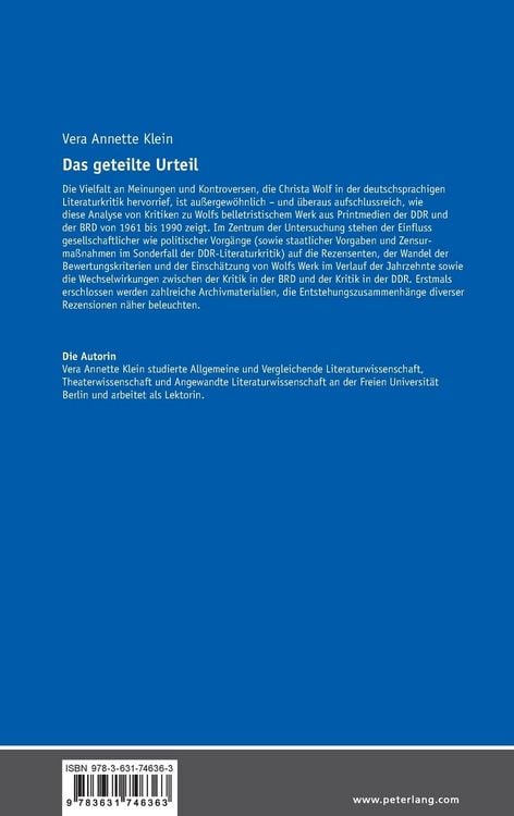 Produktbild: Das geteilte Urteil