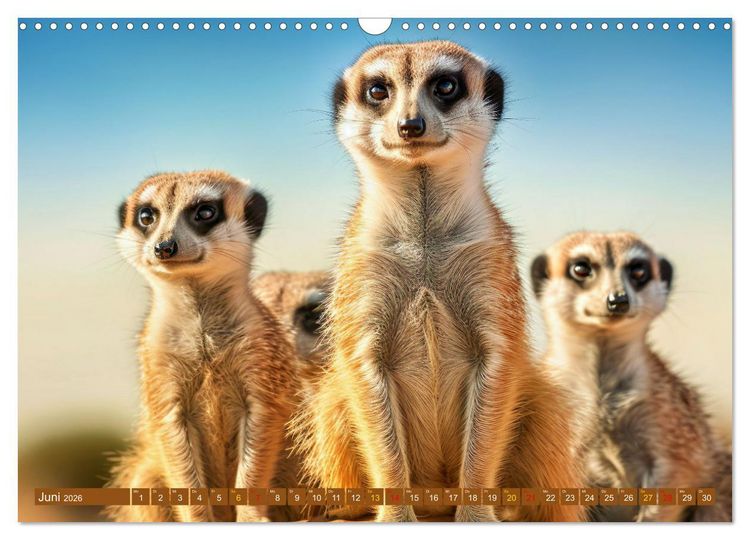 Produktbild: Tierkinder Afrikas - Entdecke ihre zauberhafte Welt (Wandkalender 2026 DIN A3 quer), CALVENDO Monatskalender