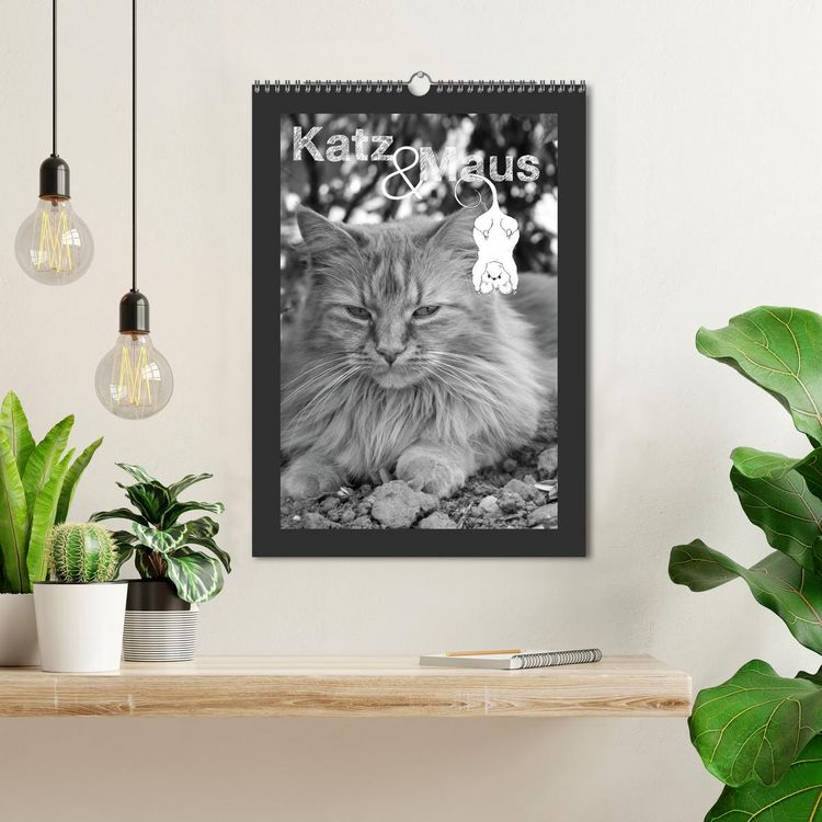 Produktbild: Katz & Maus (Wandkalender 2026 DIN A3 hoch), CALVENDO Monatskalender