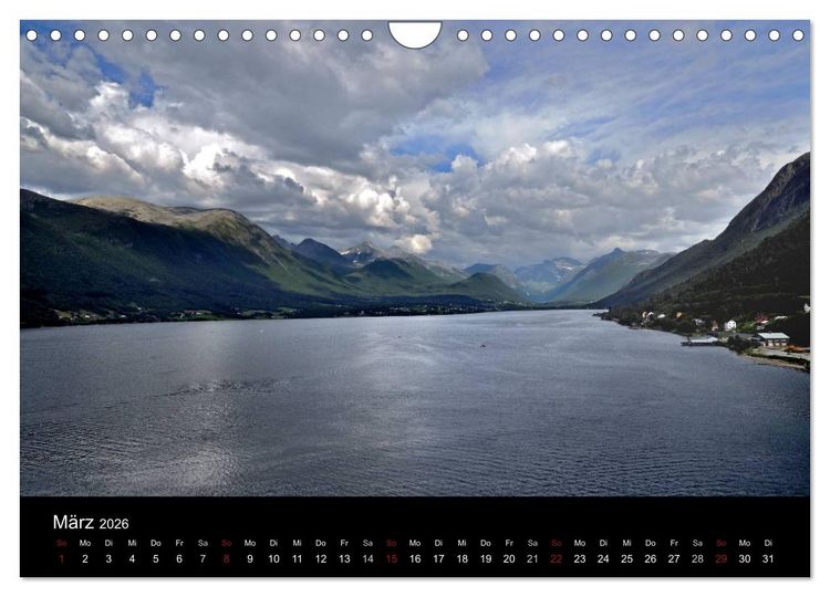 Produktbild: An Norwegens K&uuml;sten (Wandkalender 2026 DIN A4 quer), CALVENDO Monatskalender