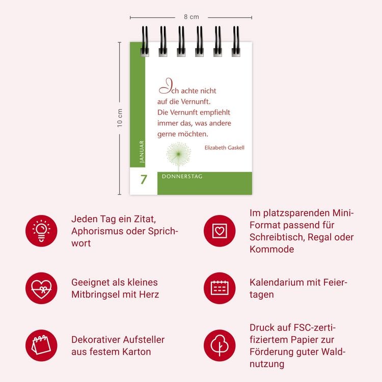 Produktbild: Ein Jahr der Gelassenheit Mini-Geschenkkalender 2027