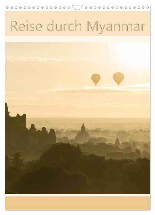 Produktbild: Reise durch Myanmar (Wandkalender 2026 DIN A3 hoch), CALVENDO Monatskalender