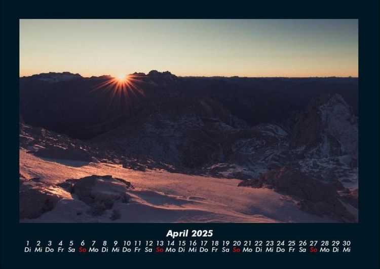 Produktbild: Berge 2025 Fotokalender DIN A4