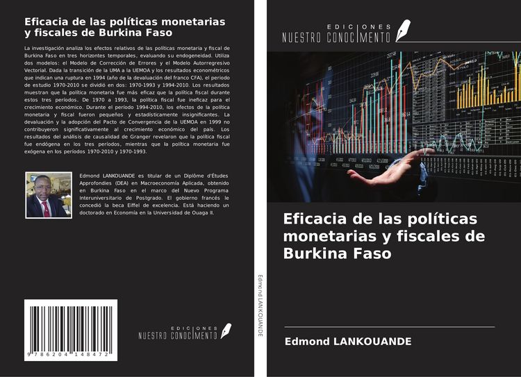 Produktbild: Eficacia de las pol&iacute;ticas monetarias y fiscales de Burkina Faso